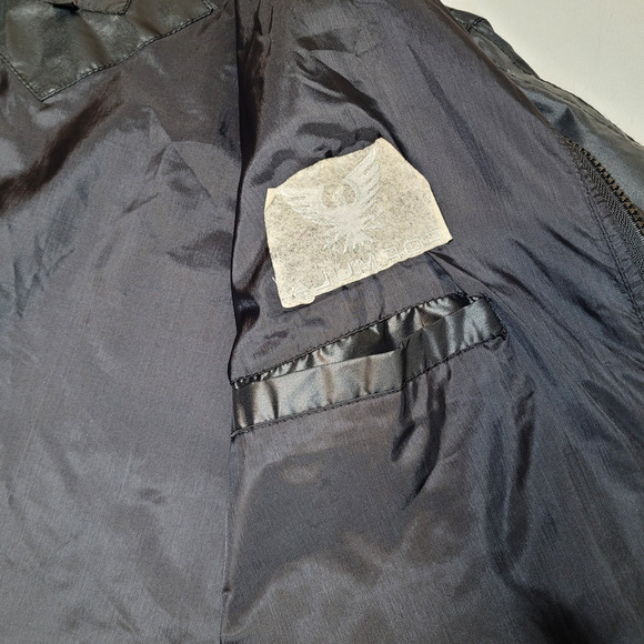 Vintage 80s Upstream Racing Division XL "Formula Boat Logo" Jacket Adult Black - Picture 12 of 16